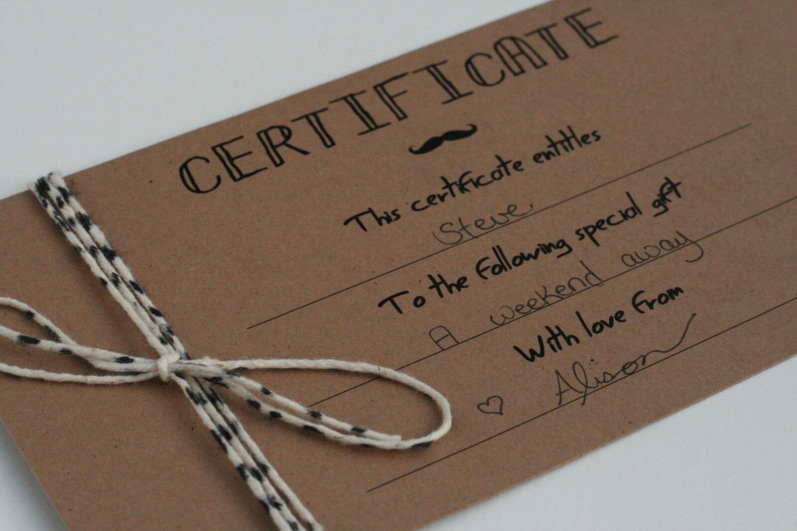 Diy Gift Certificates Template – Google Search | Gift Within Homemade Gift Certificate Template