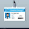 Doctor Id Card Template Medical Identity Badge With Doctor For Hospital Id Card Template