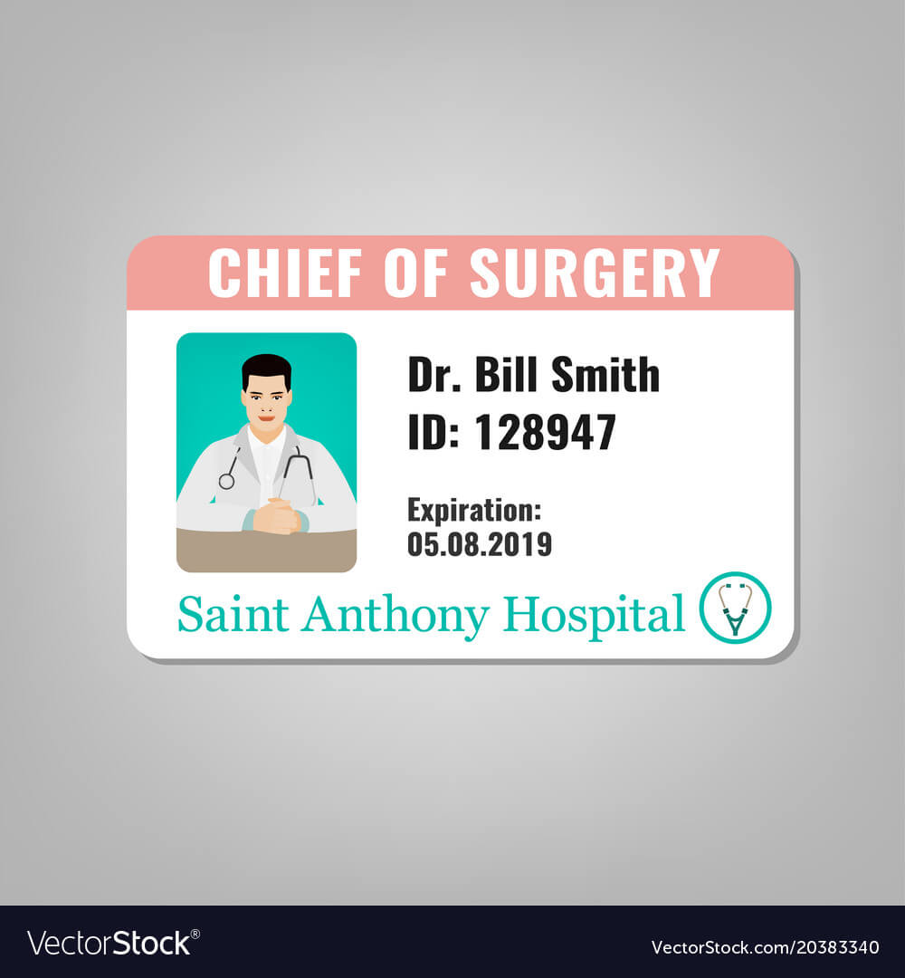 Doctor Id Card Throughout Doctor Id Card Template