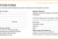 Donation Card Sample - Topa.mastersathletics.co inside Donation Cards Template