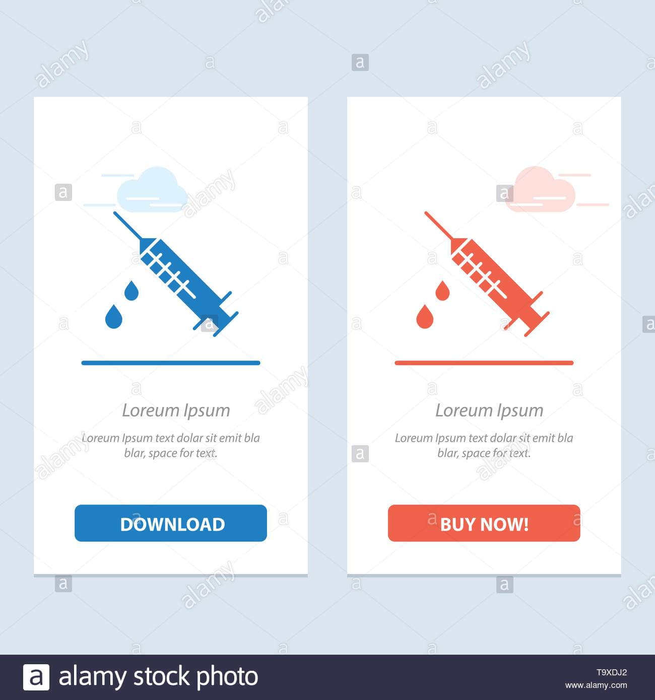 Dope, Injection, Medical, Drug Blue And Red Download And Buy In Dope Card Template