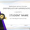 Download Certificate Of Appreciation For Students 02 With Regard To Free Student Certificate Templates