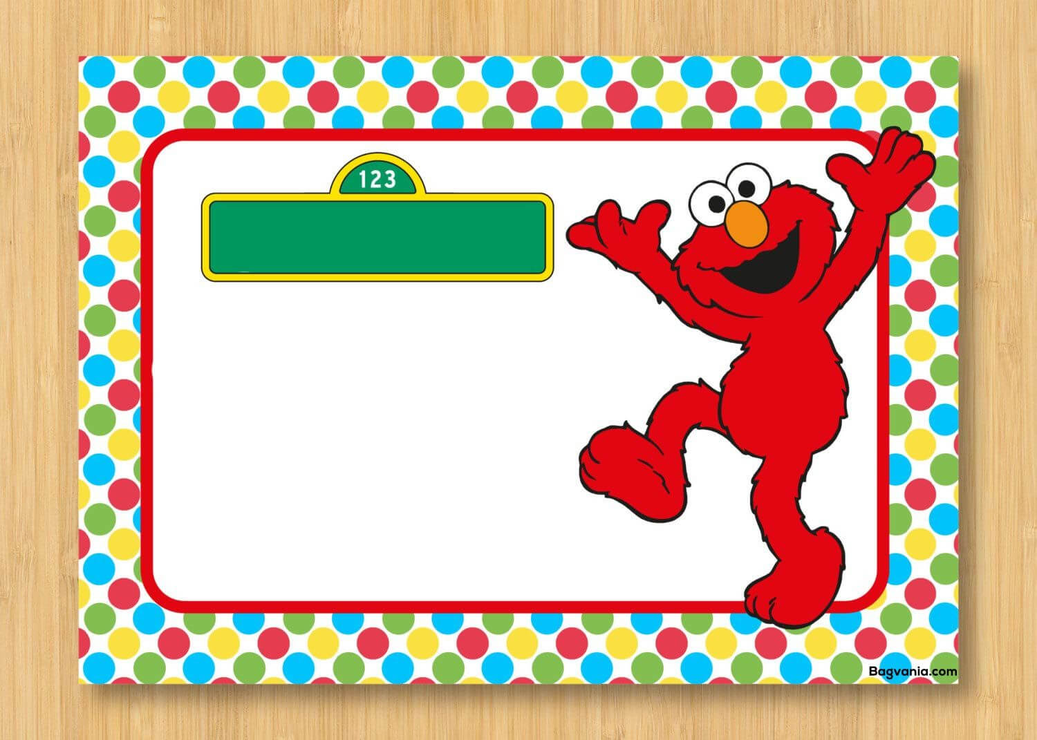 Download Free Printable Elmo Birthday Invitations | Elmo Pertaining To Elmo Birthday Card Template