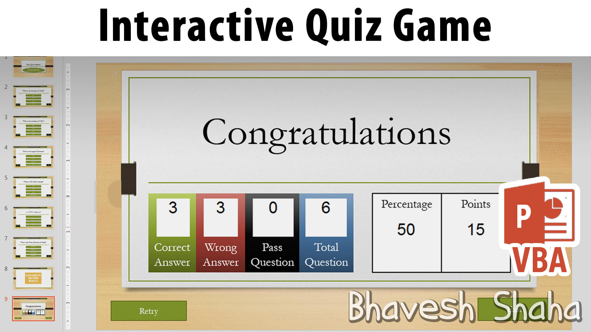 Download Powerpoint Template – Quiz Game With Points Throughout Powerpoint Quiz Template Free Download