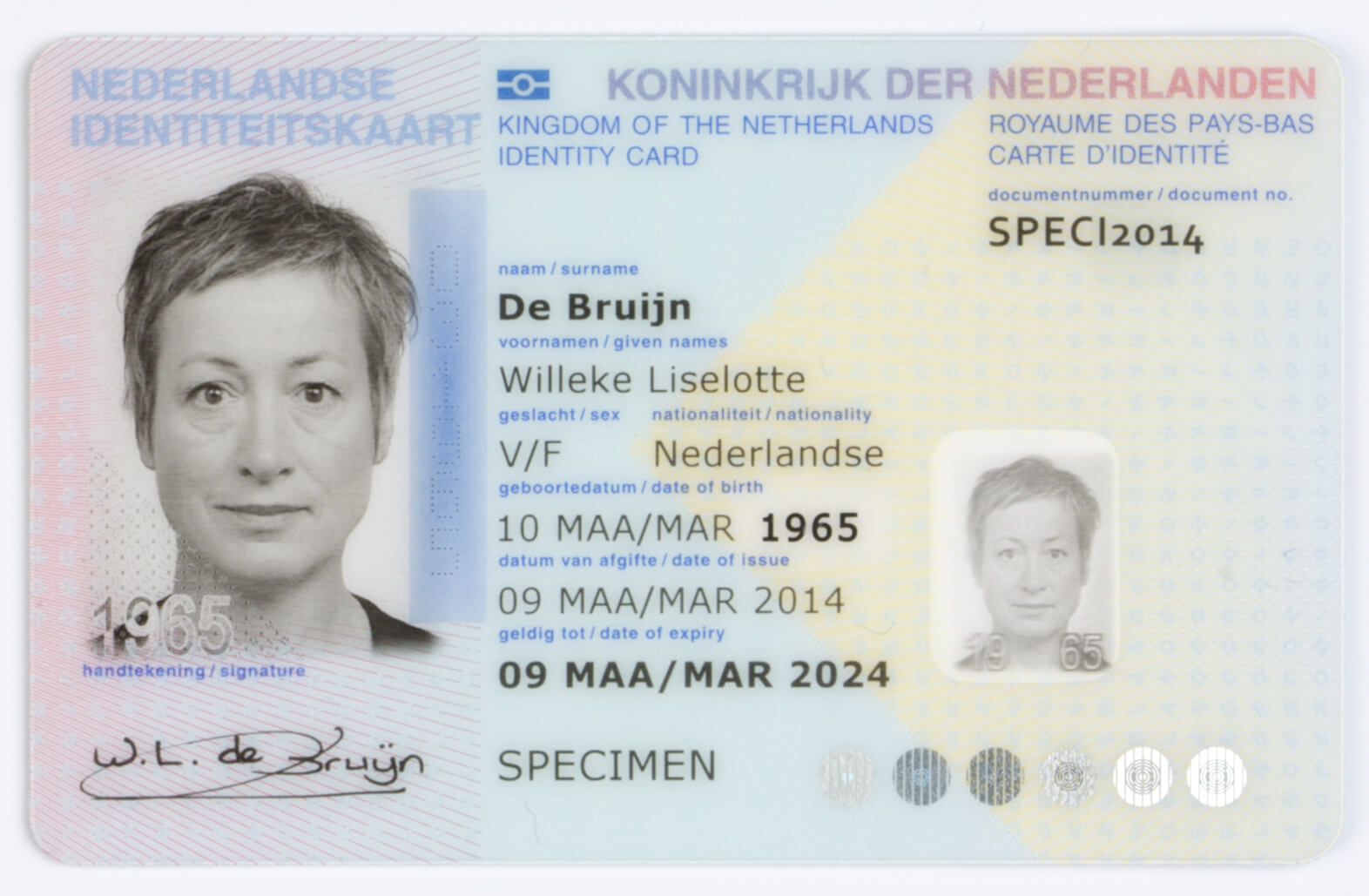 Dutch Identity Card – Wikipedia Regarding Georgia Id Card Template