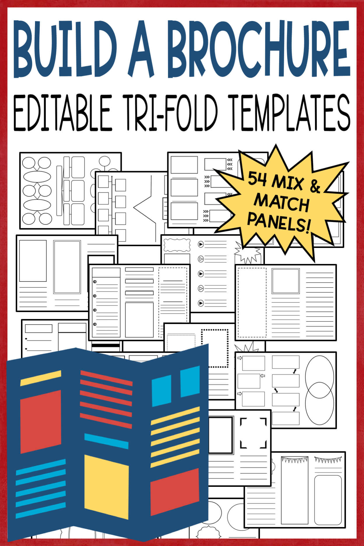 Editable Brochure Templates | Brochure Template, Whole Brain In Brochure Rubric Template