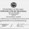 Editable Ideas Of Army Drivers Training Certificate Template For Army Certificate Of Completion Template