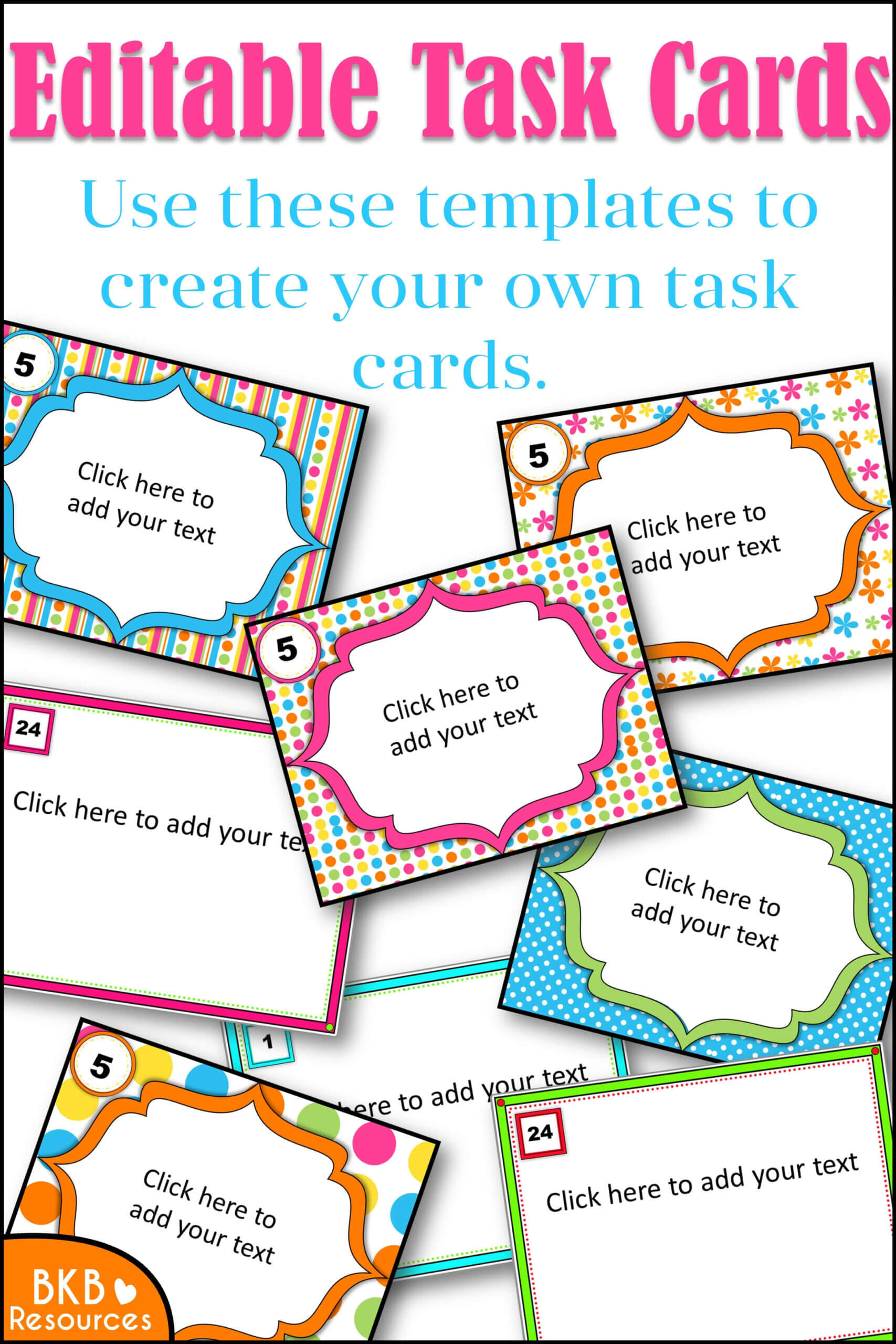 Editable Task Card Templates - Bkb Resources Regarding Task Card Template