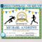Editable Track & Field Award Certificates, Instant Download For Track And Field Certificate Templates Free