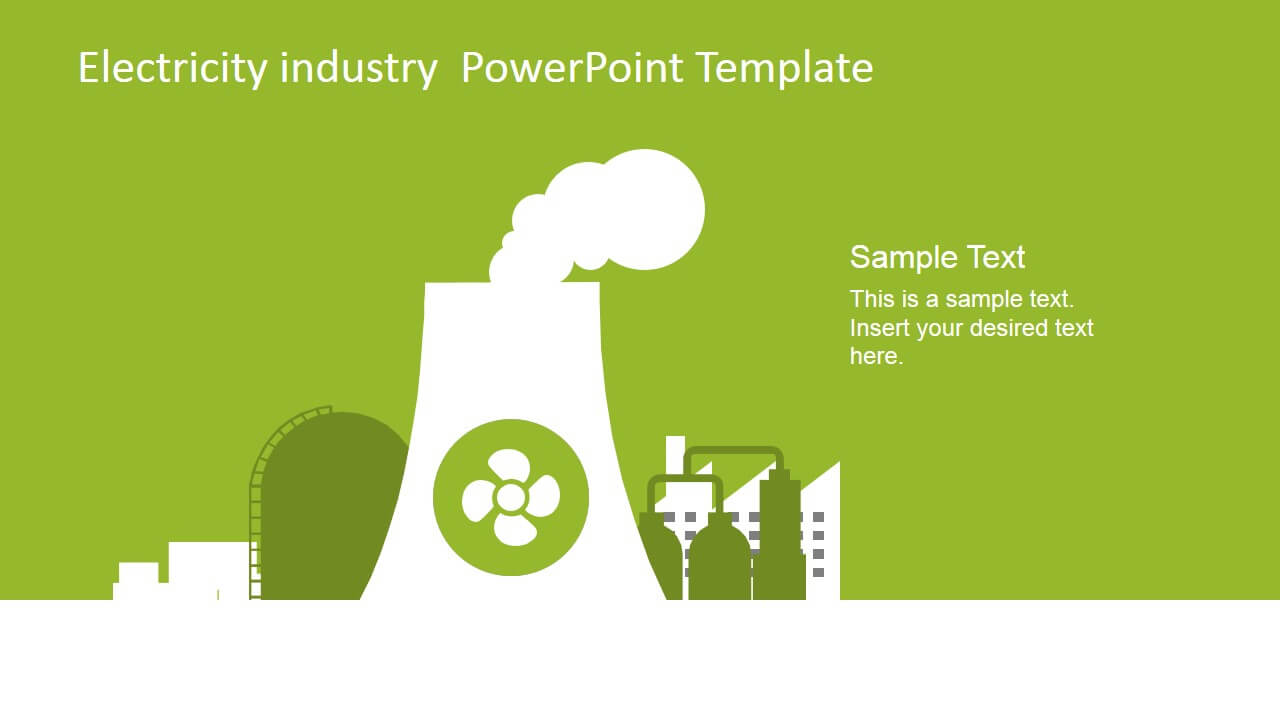 Electricity Industry Powerpoint Template - Slidemodel Regarding Nuclear Powerpoint Template