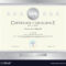 Elegant Certificate Template For Excellence Pertaining To Commemorative Certificate Template