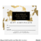 Elegant Gold Floral Pattern White Gift Certificate Zazzleca Throughout Elegant Gift Certificate Template