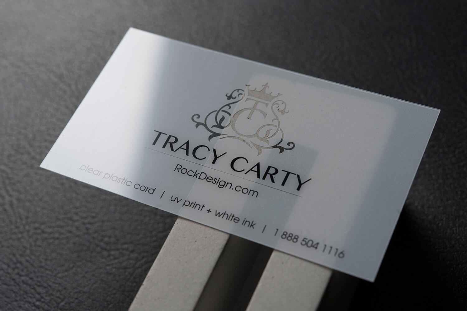 Elegant Transparent Plastic Name Card Design – Tracy Carty Pertaining To Transparent Business Cards Template