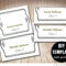 Elegant Wedding Placecard Template Foldover, Diy Black Gold Throughout Fold Over Place Card Template