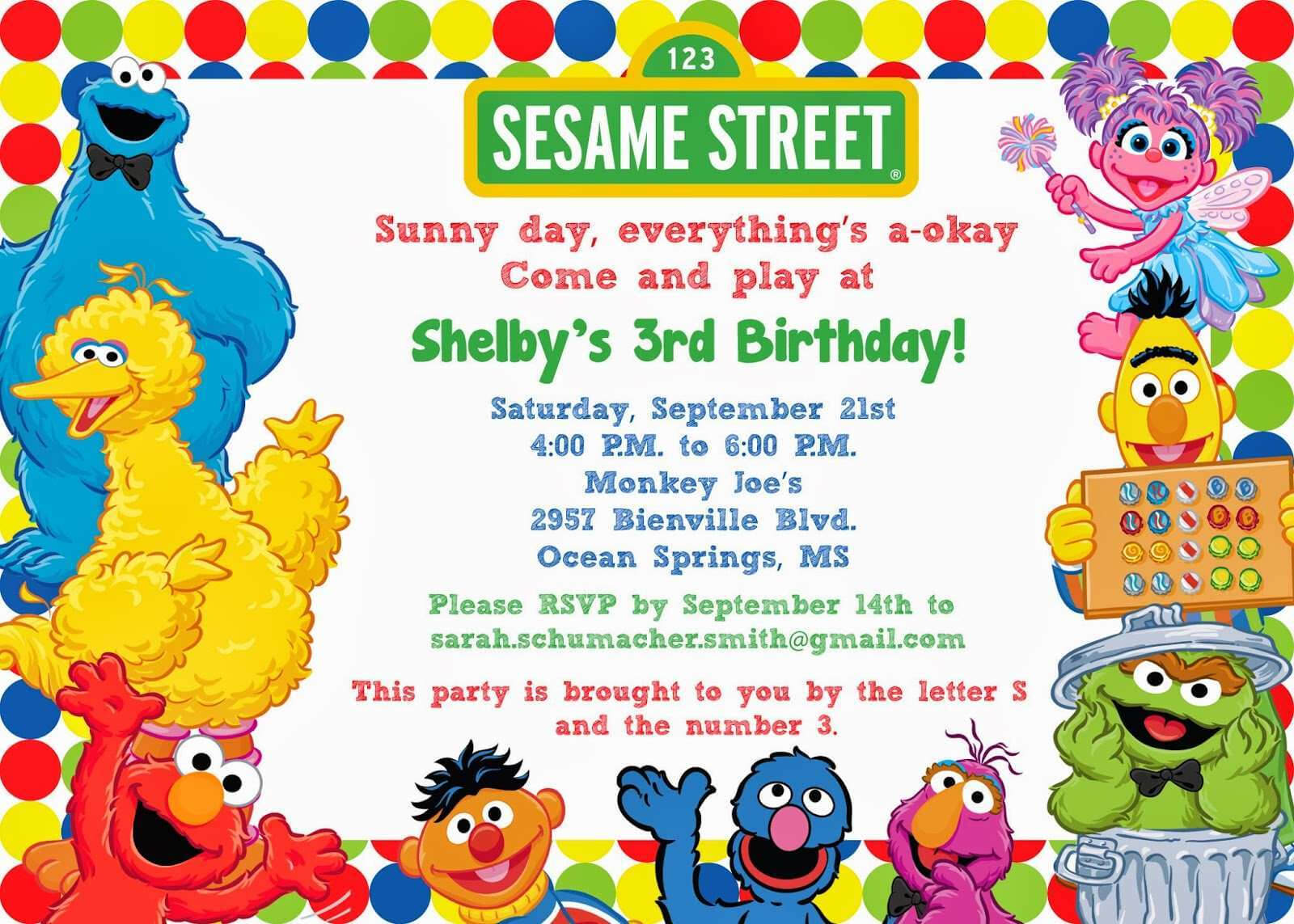 Elmo Birthday Invitation Template – Cards Design Templates For Elmo Birthday Card Template