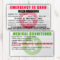 Emergency Identification Card Template, Medical Condition Throughout Emergency Contact Card Template