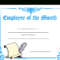 Employee Of The Month Certificate | Templates At with Employee Of The Month Certificate Template