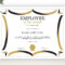 Employee Of The Month Editable Template Editable Award Intended For Employee Of The Month Certificate Templates