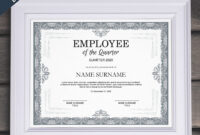 Employee Of The Quarter Editable Template Editable Award inside Commemorative Certificate Template