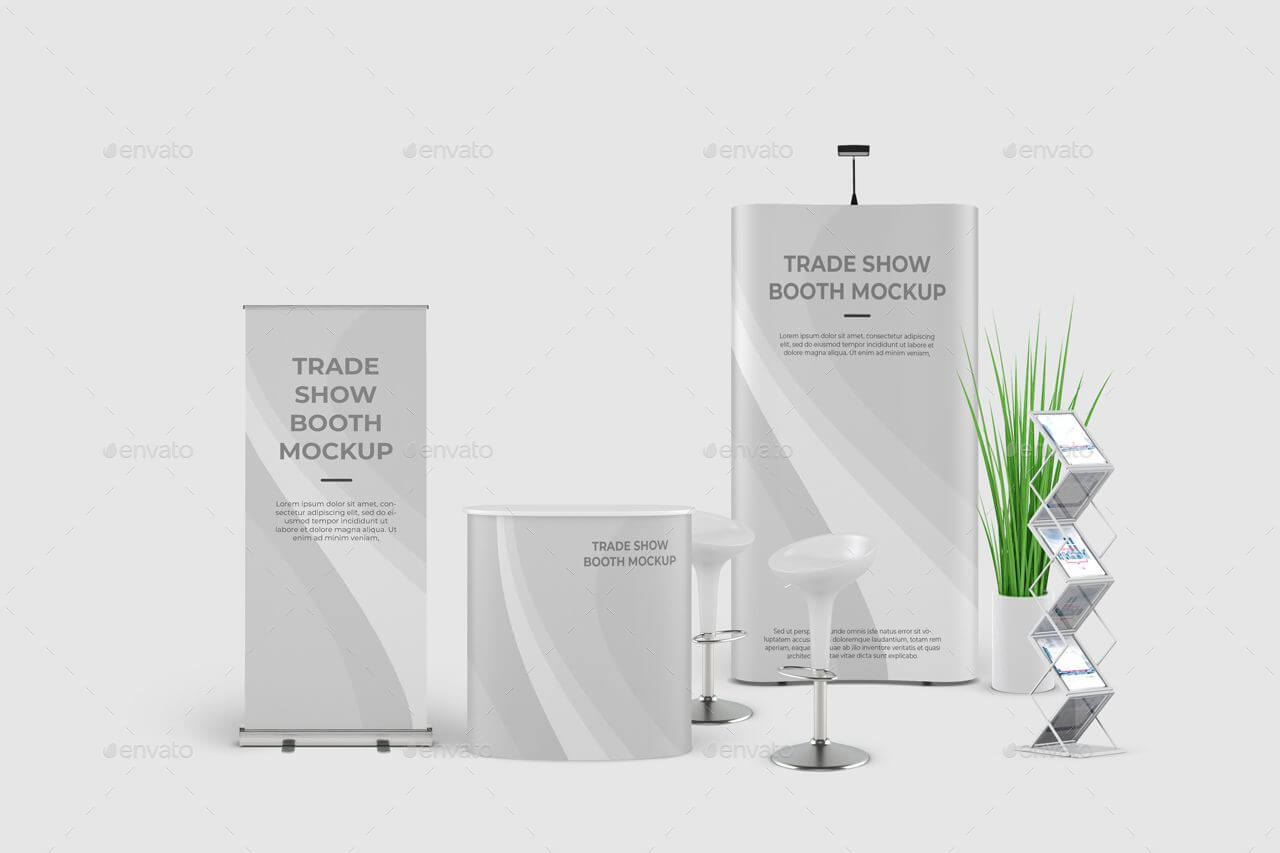 Event Stand / Trade Show Booth Mockup / Pop Up Stand #ad In Pop Up Brochure Template