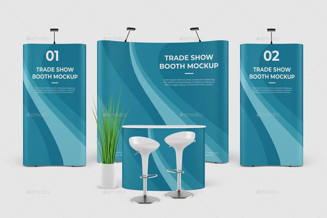 Event Stand / Trade Show Booth Mockup / Pop Up Stand #ad With Regard To Pop Up Brochure Template
