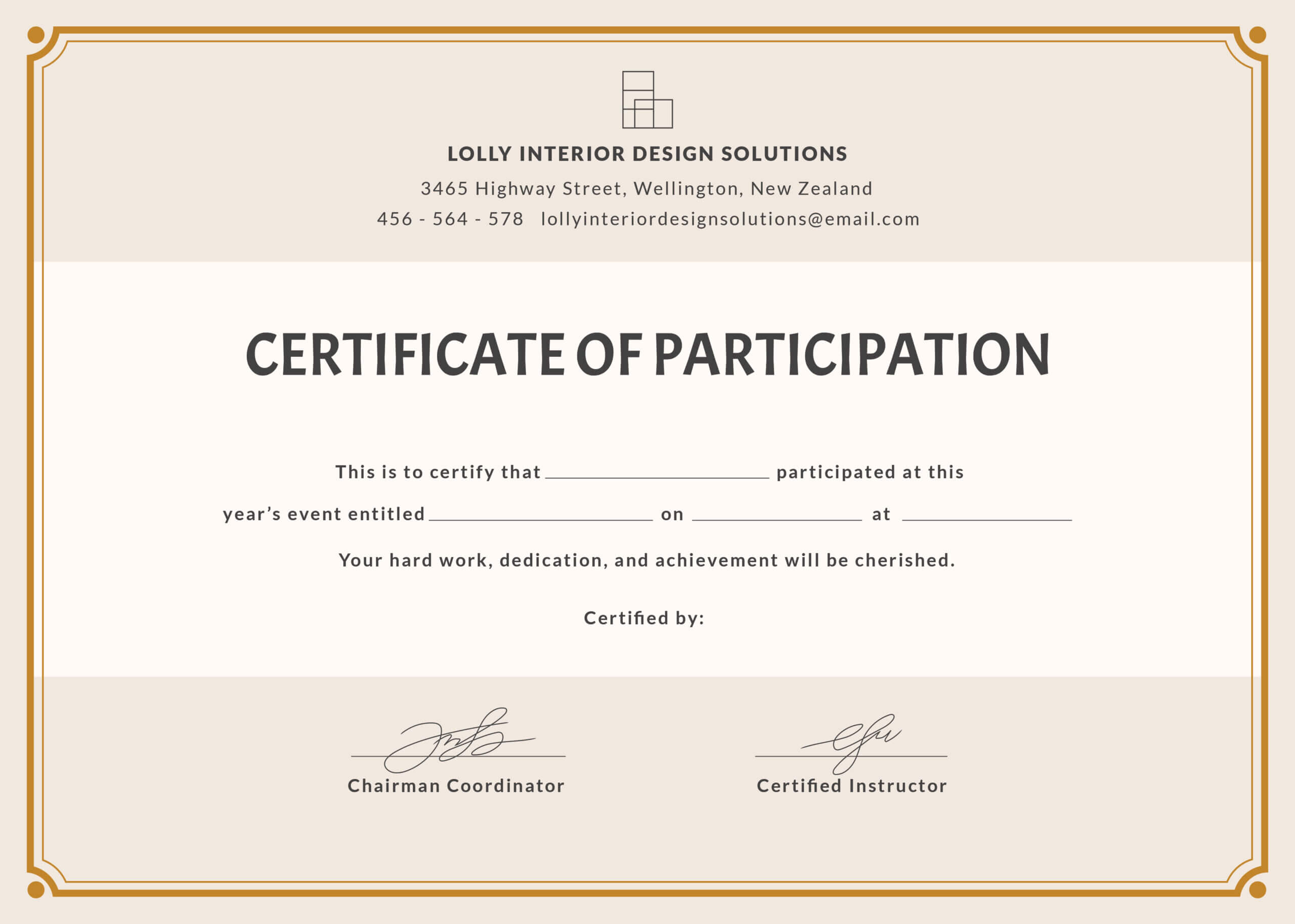🥰free Printable Certificate Of Participation Templates (Cop)🥰 Inside Certificate Of Participation Template Pdf