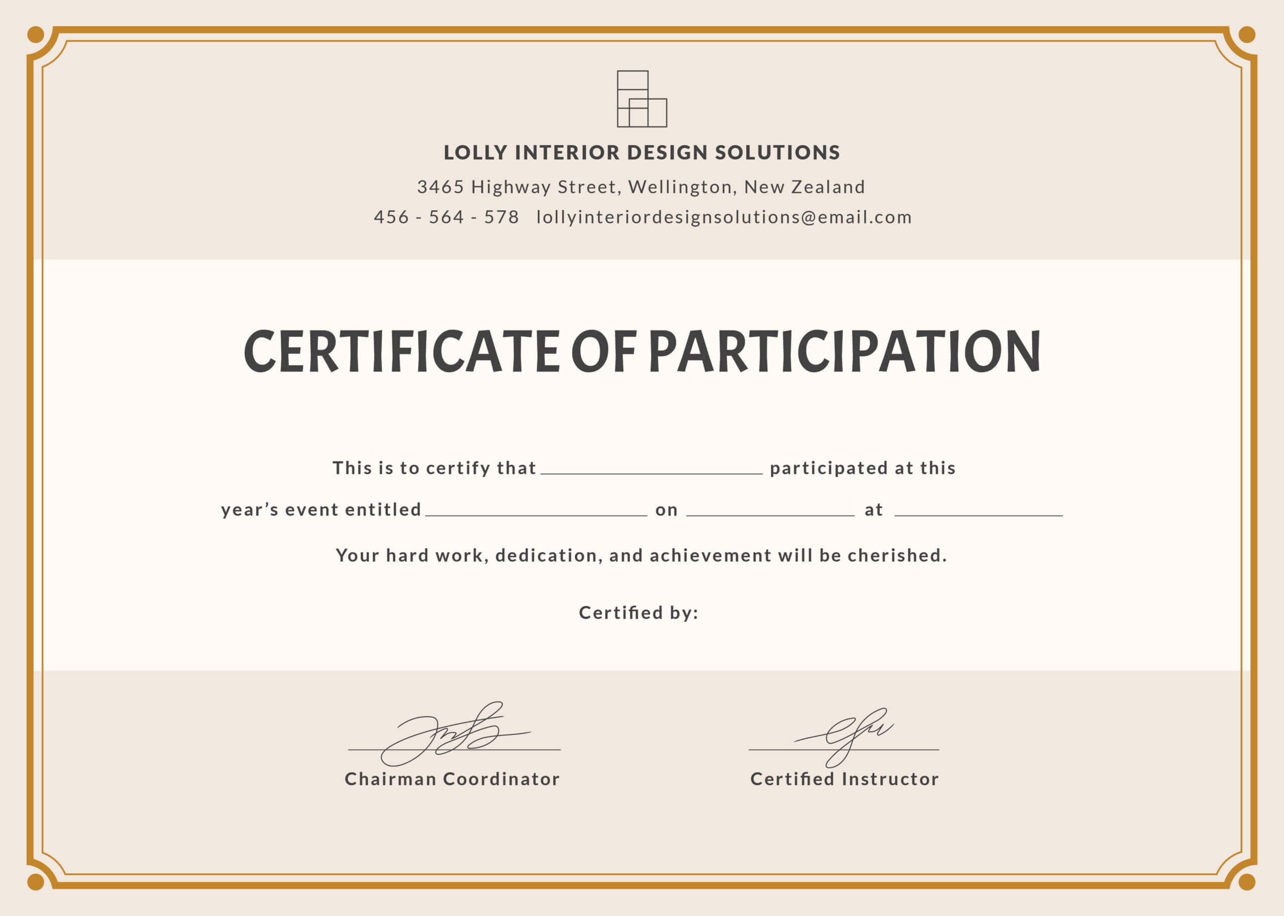 🥰free Printable Certificate Of Participation Templates (Cop)🥰 Intended For Templates For Certificates Of Participation