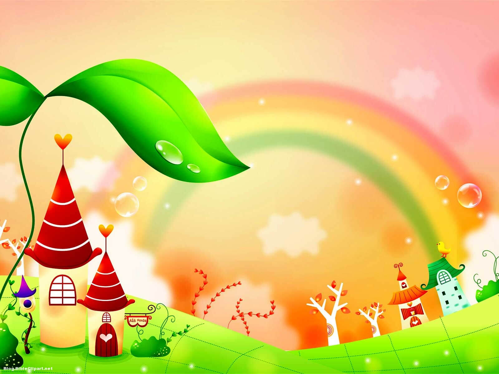 Fairy Tale Rainbow Children Background – Blog Bibleclipart Inside Fairy Tale Powerpoint Template