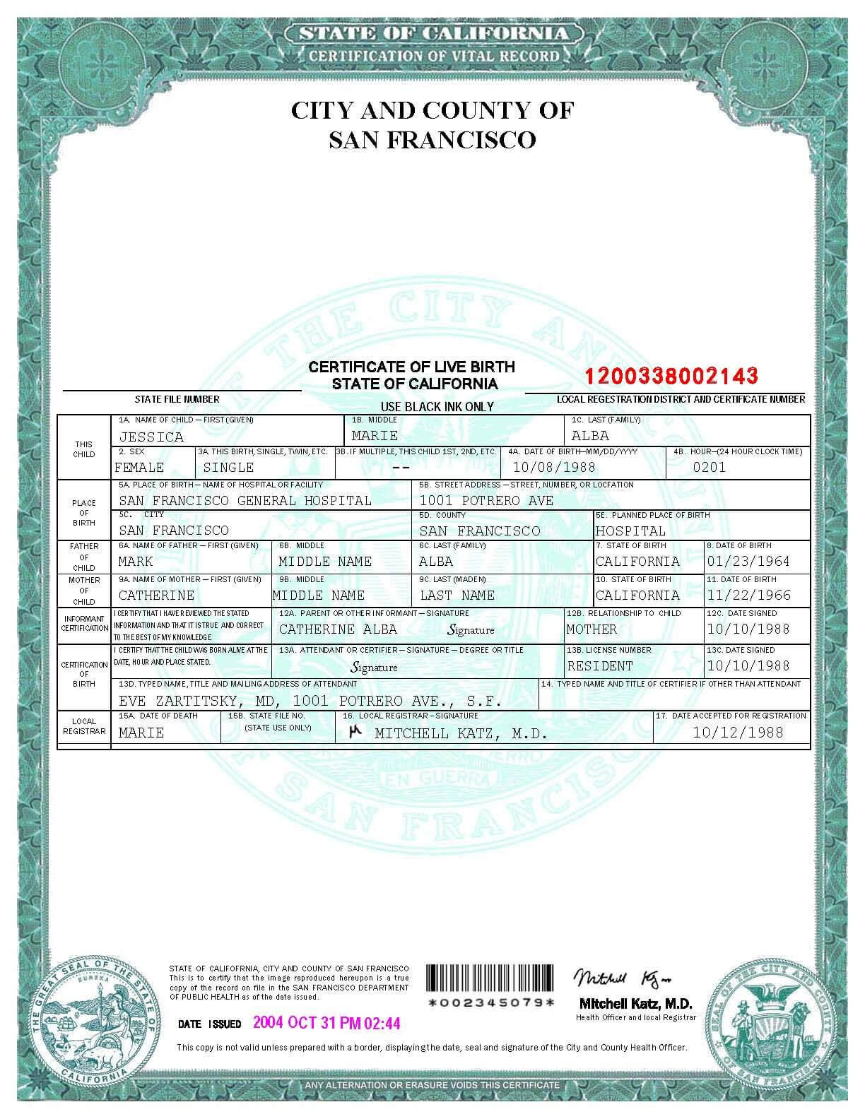 Fake Birth Certificate Template Unique 15 Birth Certificate For Birth Certificate Templates For Word