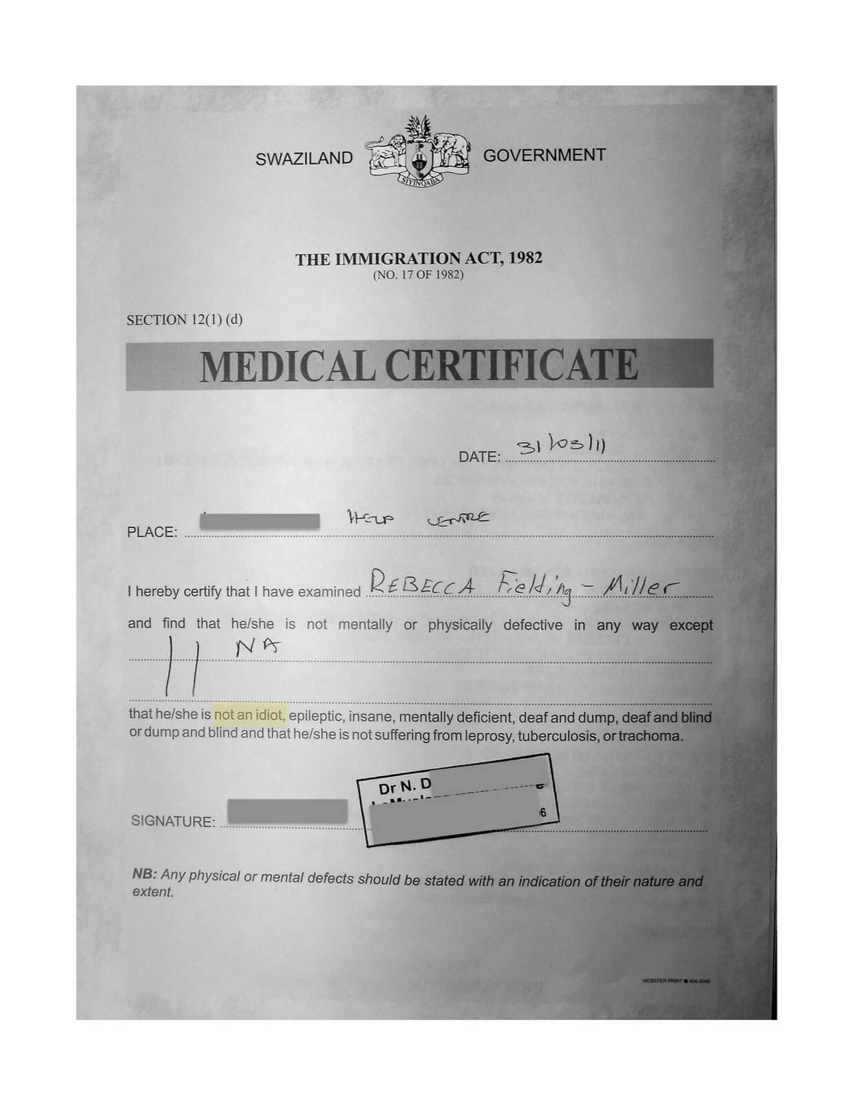 Fake Medical Certificate Template ] – Pin Fake Medical Throughout Fake Medical Certificate Template Download