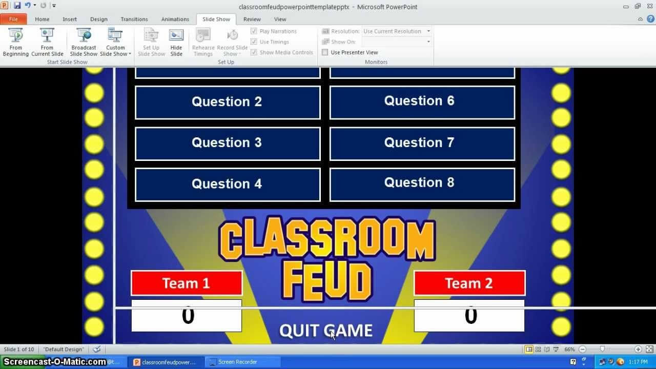 Family Feud Powerpoint Template Inside Family Feud Throughout Family Feud Powerpoint Template Free Download