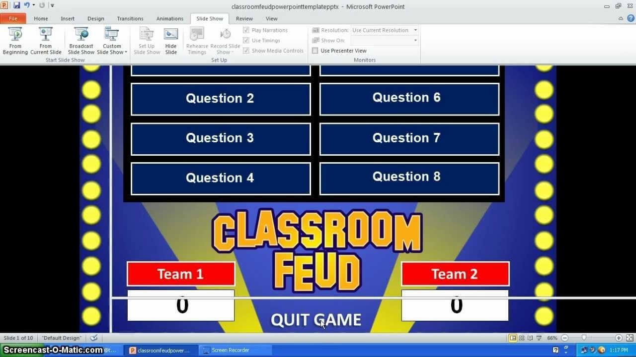 Family Feud Powerpoint Template – Youtube Within Family Feud Intended For Family Feud Powerpoint Template With Sound