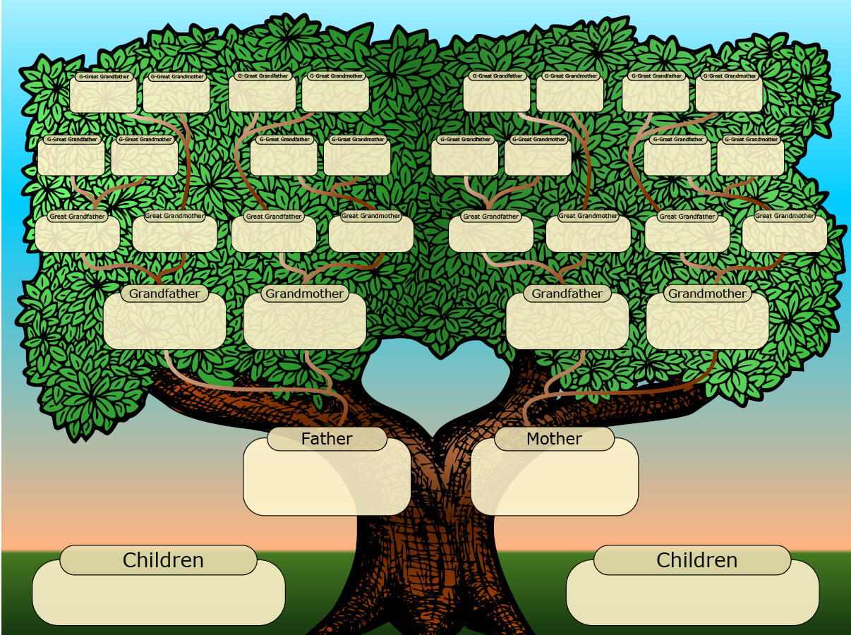 Family Tree Powerpoint Template Is A Free Template With With Regard To Powerpoint Genealogy Template