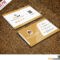 Fantastic Business Cards Psd Templates For Free – Chef Intended For Free Complimentary Card Templates