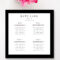 Fashion &amp; Beauty Blogger Rate Card Template pertaining to Rate Card Template Word