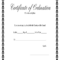 Fillable Online Printable Certificate Of Ordination Regarding Certificate Of Ordination Template