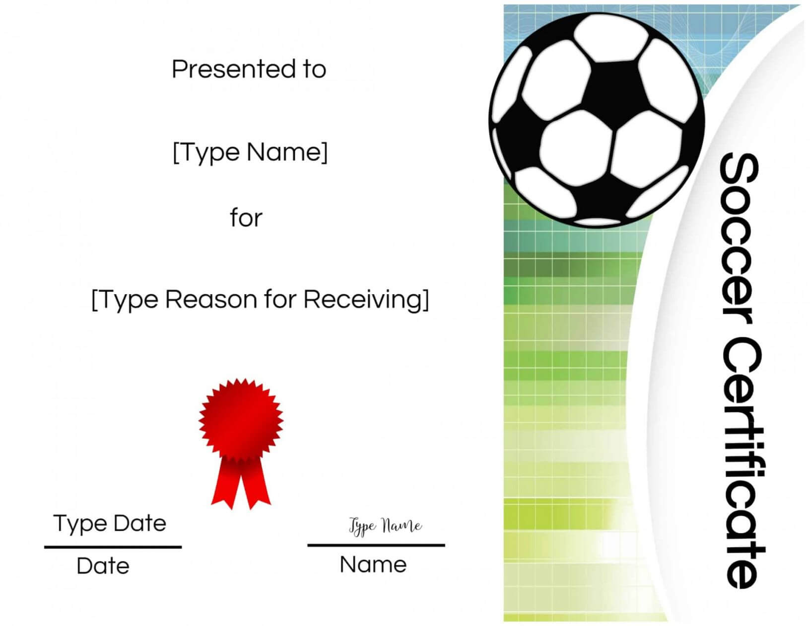 Five Top Risks Of Attending Soccer Award Certificate Intended For Soccer Certificate Templates For Word