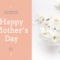 Floral Happy Mother's Day Card Template In Mothers Day Card Templates