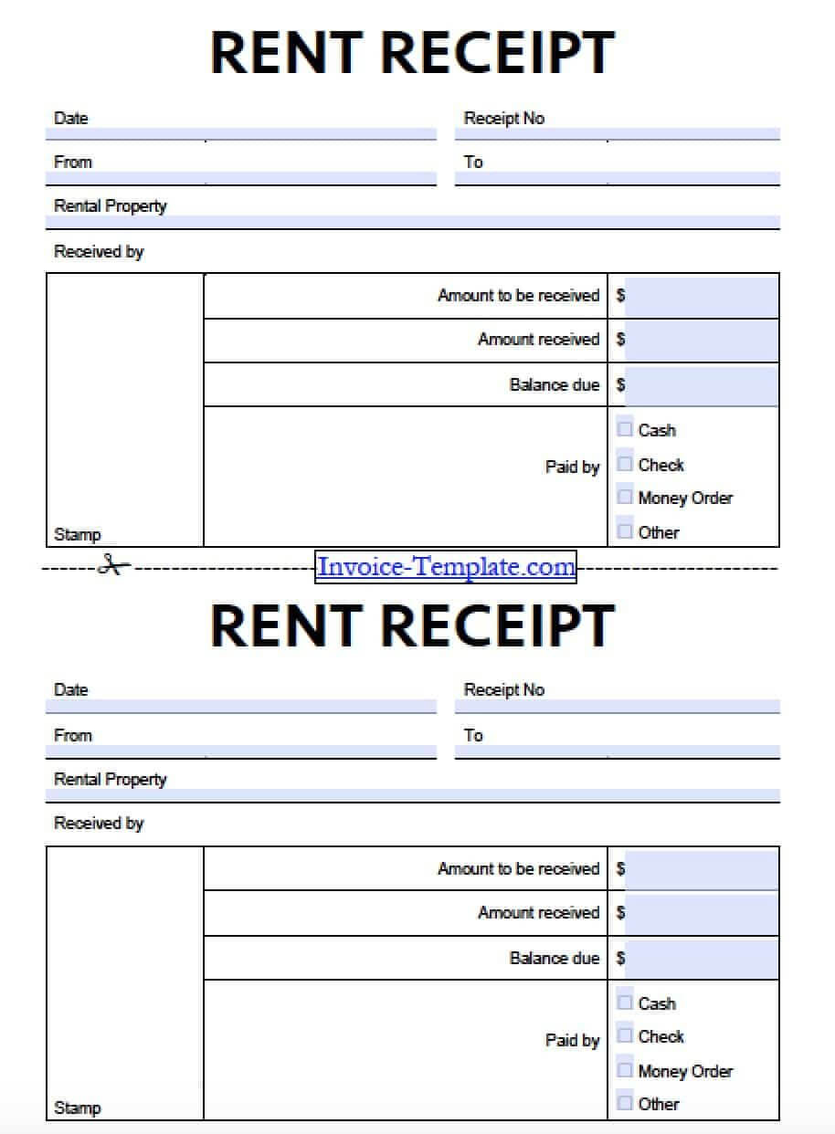 Format For Rent Receipt Bill Lading Samples Free Monthly For Credit Card Receipt Template