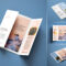 Free A4 Single Gate Fold Brochure Mockup Psd Set | Graphic In Gate Fold Brochure Template Indesign
