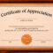 Free Appreciation Certificate Templates Supplier Contract With Regard To Free Certificate Of Excellence Template