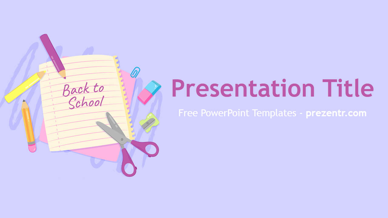Free Back To School Powerpoint Template – Prezentr Intended For Back To School Powerpoint Template