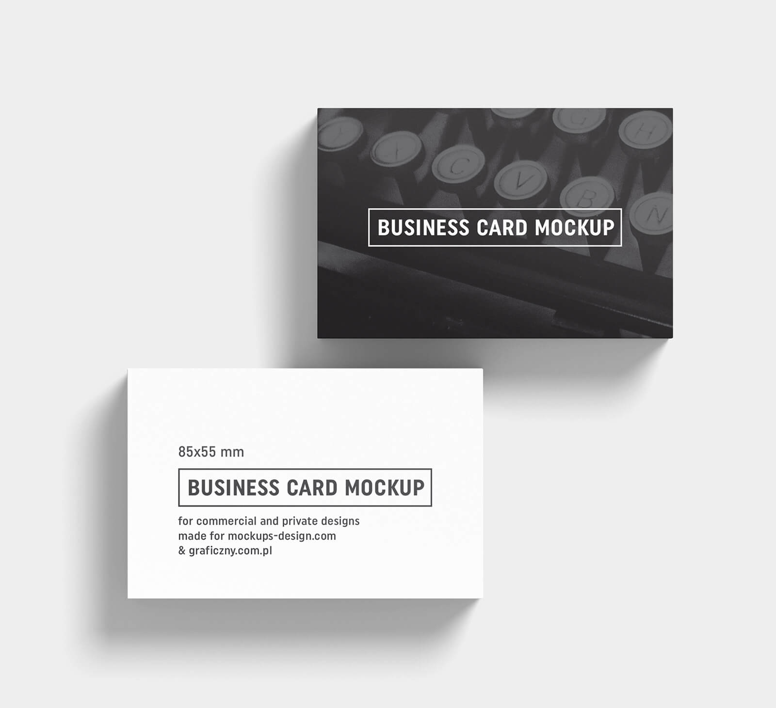 Free Black & White Business Card Mockup Psd Templates – Good With Regard To Black And White Business Cards Templates Free