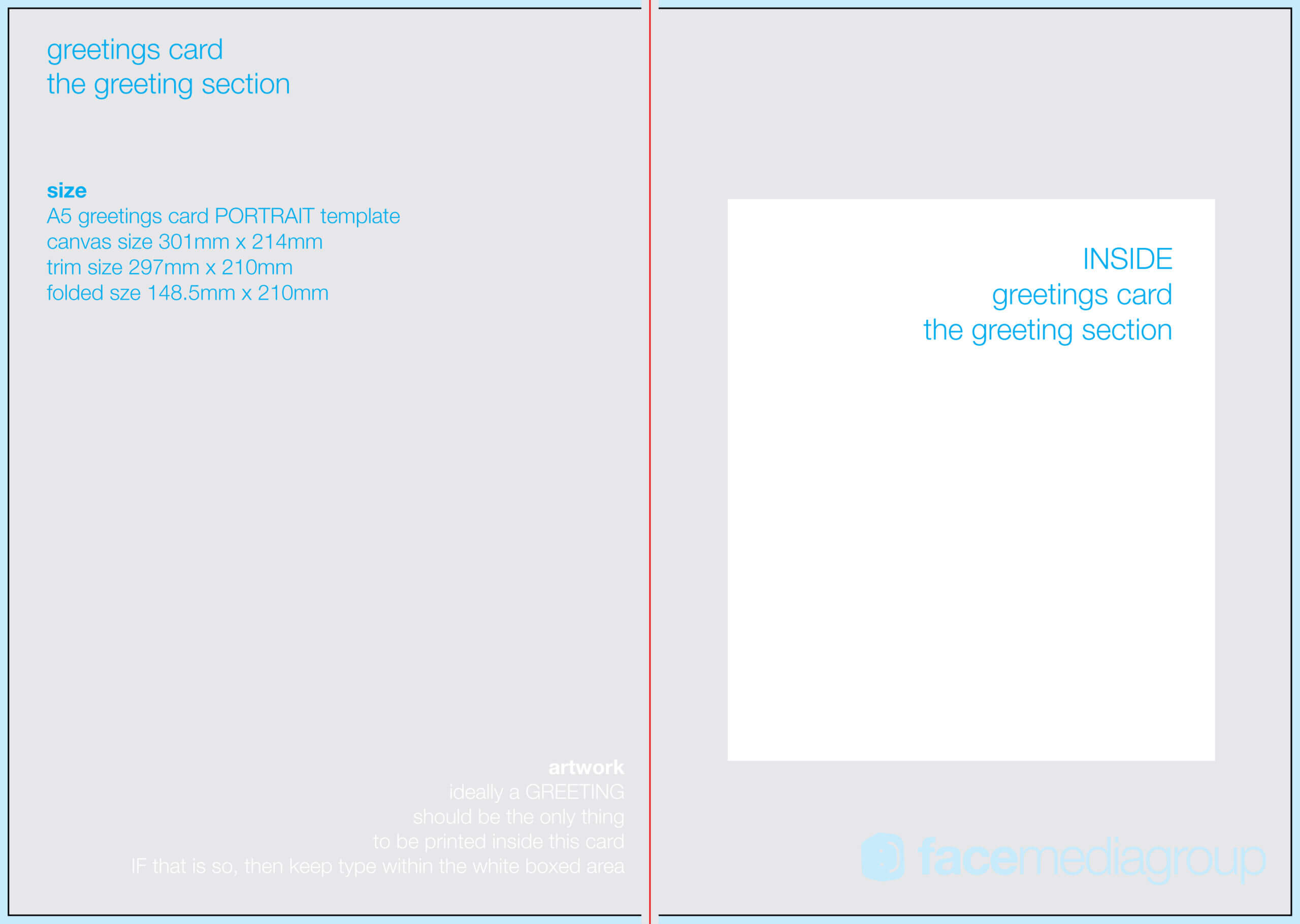Free Blank Greetings Card Artwork Templates For Download Regarding Foldable Birthday Card Template