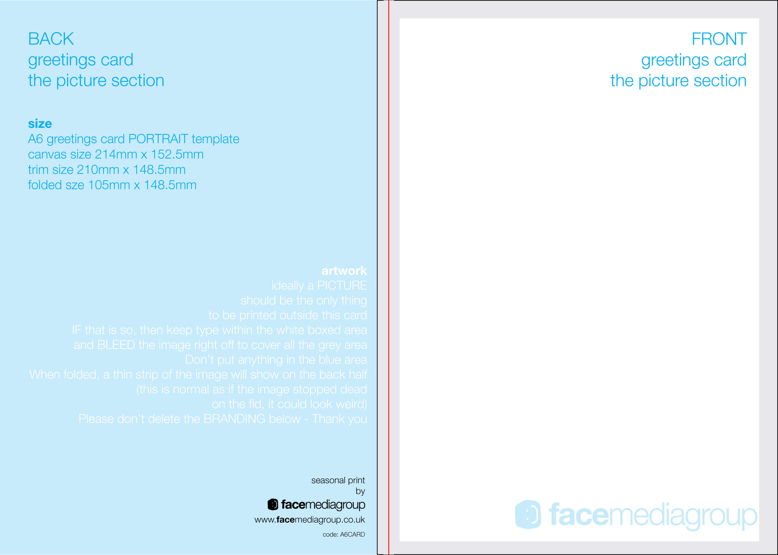 Free Blank Greetings Card Artwork Templates For Download Within Birthday Card Template Indesign