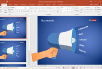 Free Buzzword Powerpoint Template for Powerpoint Replace Template