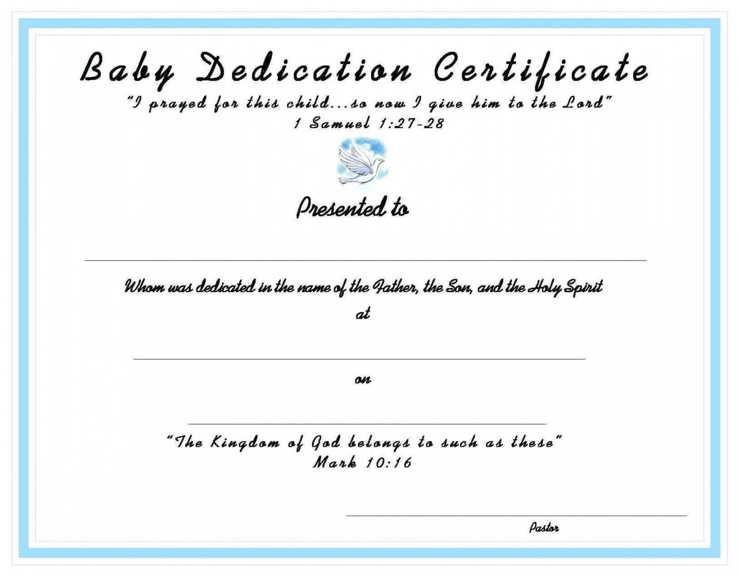 Free Certificate Template Word New Catholic Baptism For Baptism Certificate Template Word