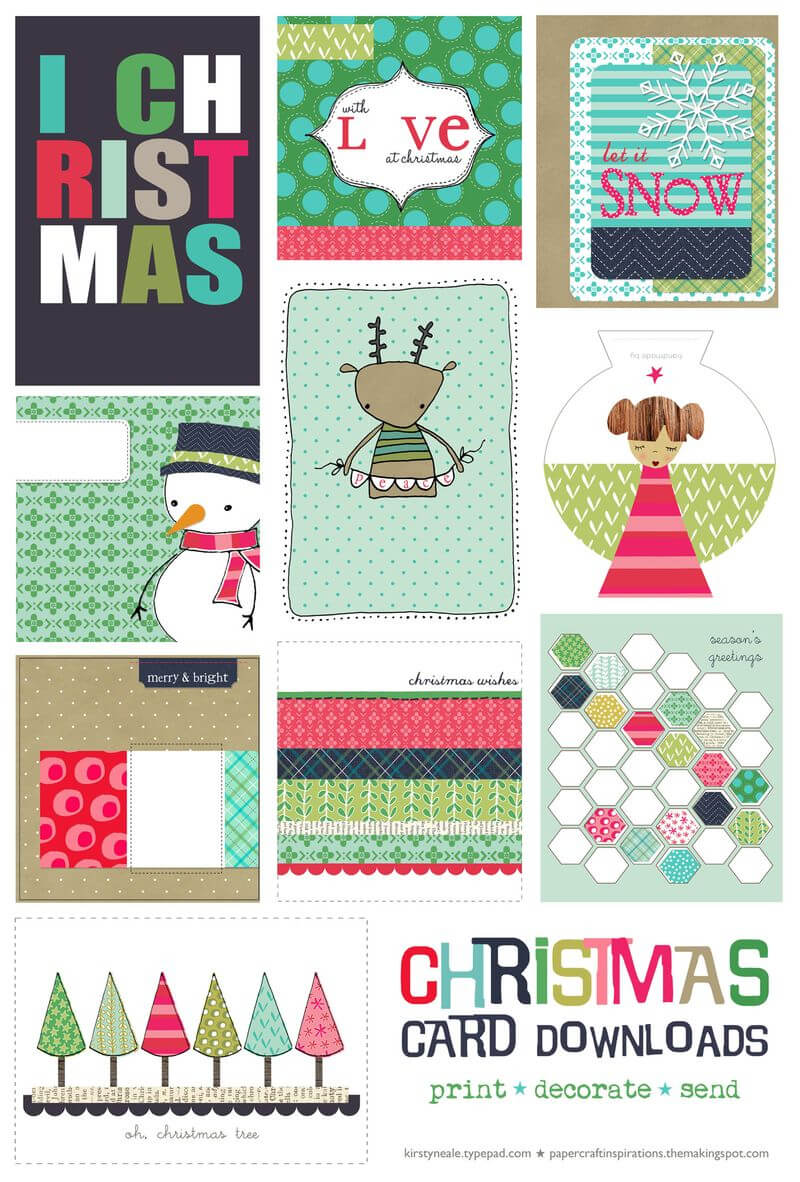 Free Christmas Greeting Card Templates Printable – Bolan Within Print Your Own Christmas Cards Templates