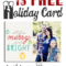 Free Christmas Holiday Photoshop Card Templates | Huge For Free Christmas Card Templates For Photoshop