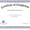 Free Course Completion Certificate Format Word Hadipalmexco With Class Completion Certificate Template